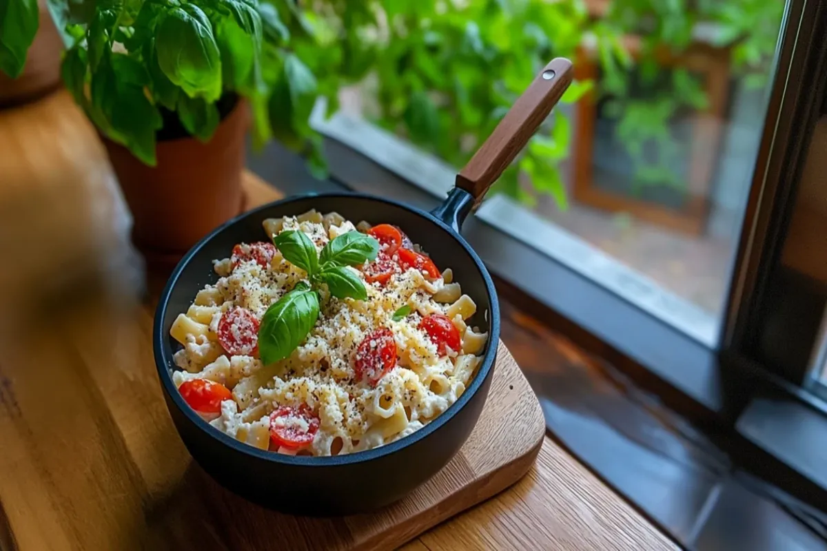 Boursin Cheese Pasta with Tomatoes A Creamy and Effortless Delight