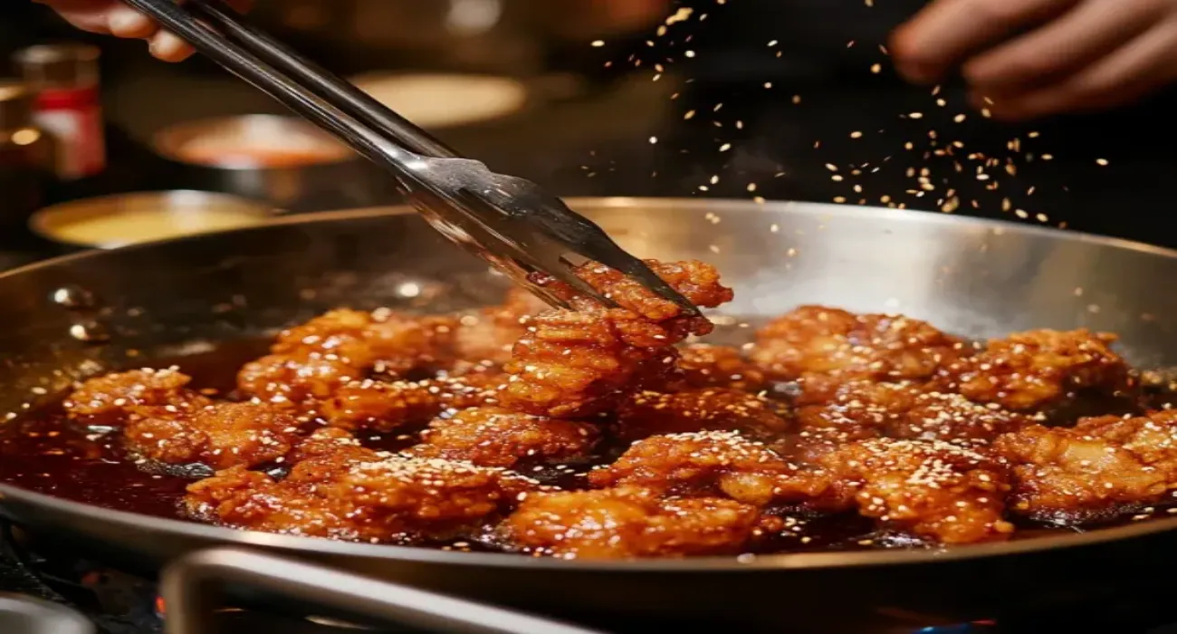 u3329713737 A detailed close up of the Korean fried chicken d 8780cd16 2d20 42d5 aacb aafb3c2cd1b1 2 1 1