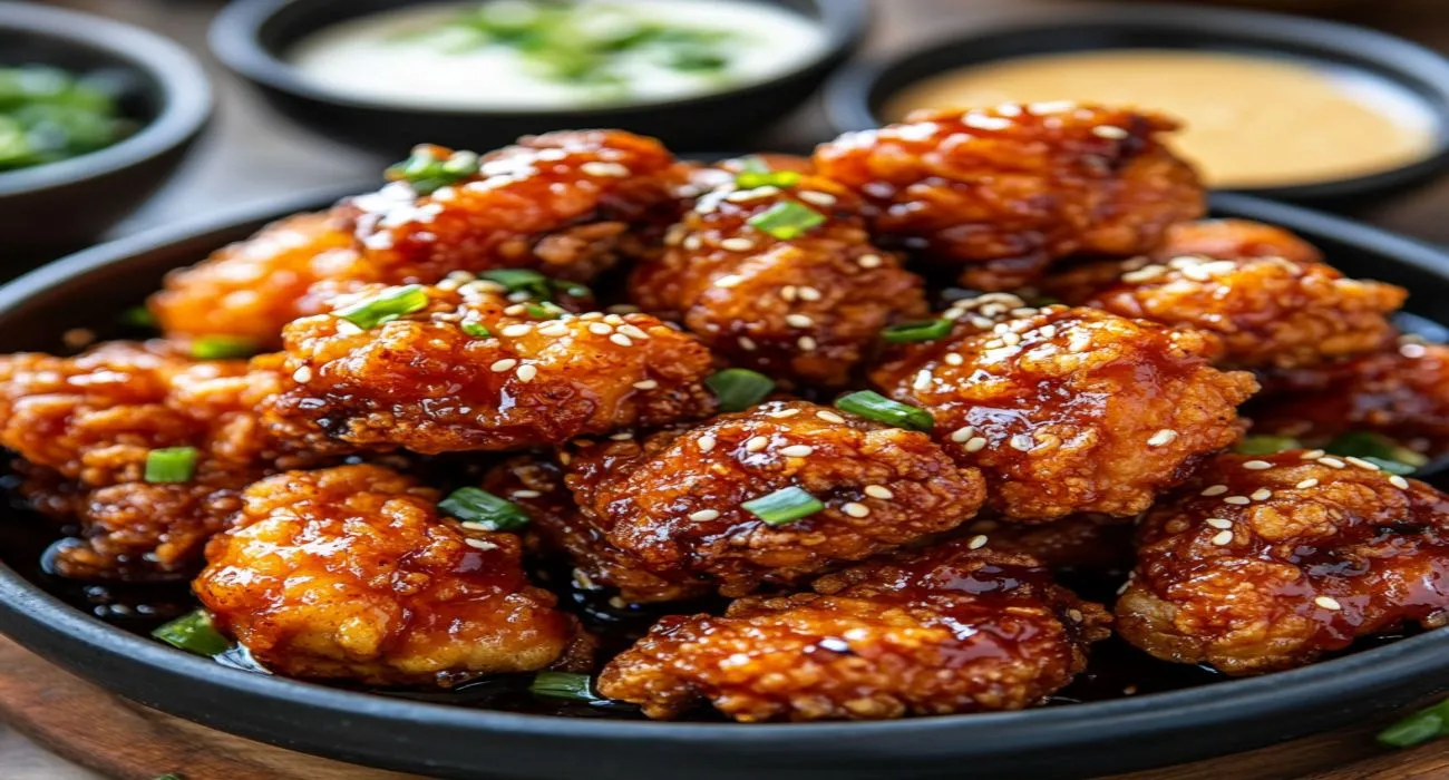 u3329713737 A high resolution close up of Korean fried chicke 44d6a009 8803 4b83 9979 7b2f763a0492 3