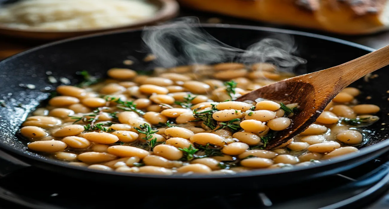 u3329713737 A skillet on a stovetop with sauted canned cannel ac926515 700f 4723 8b47 9d7b1cbb78ea 1