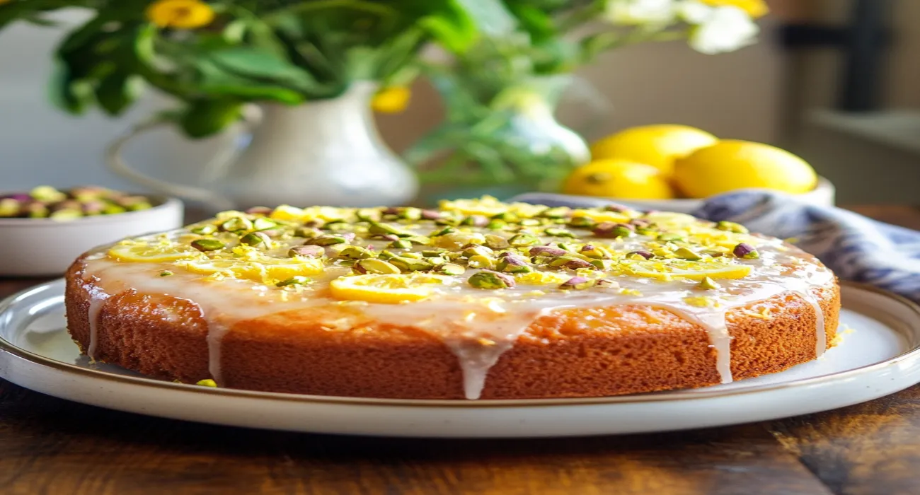 u3329713737 An elegantly plated lemon pistachio cake topped w 07142f1e 9a4e 431f 8092 b67a5dce74a4 1